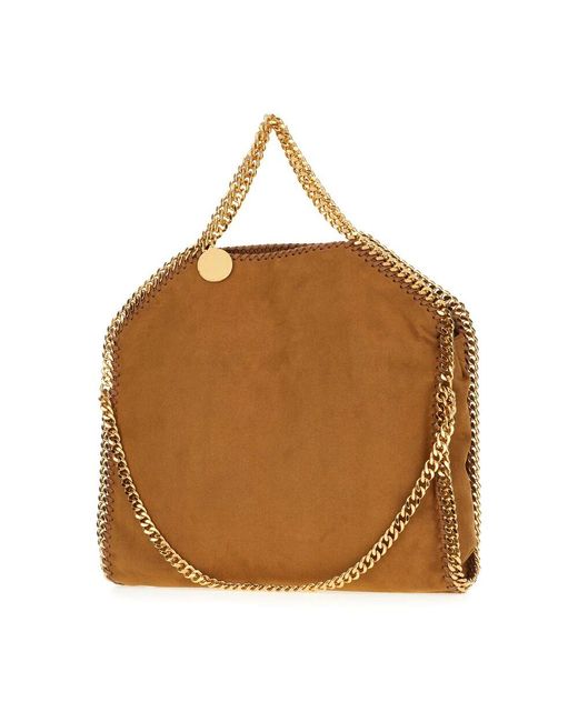 Stella McCartney Brown Elegante Handtasche Für Moderne Frauen