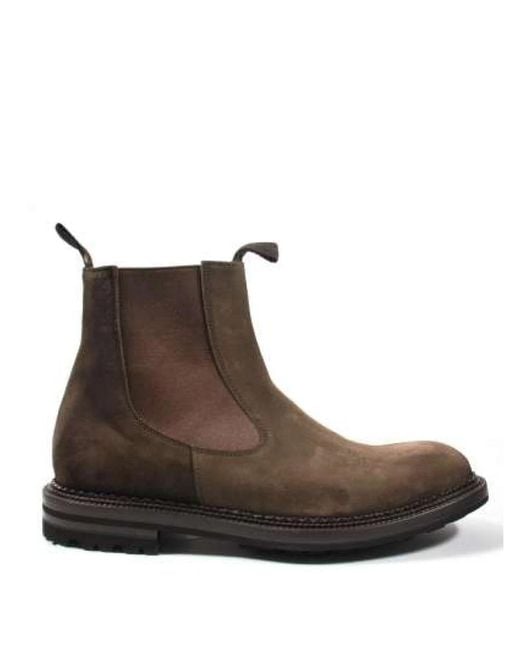 Green George Brown Chelsea Boots for men