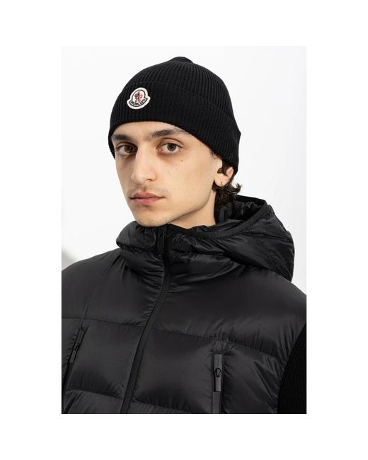 Moncler Wollmütze in Black für Herren