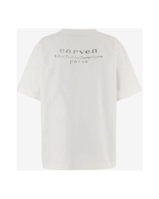 Carven White T-Shirts