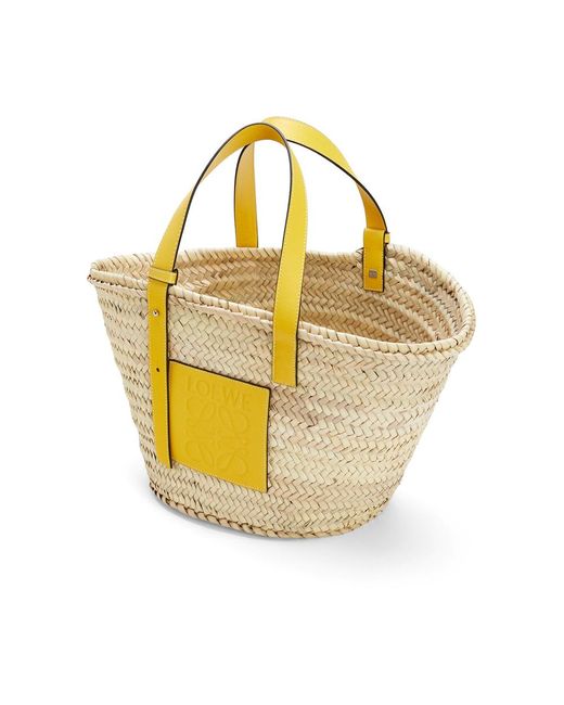 Basket BAG Canvas Amarillo Loewe de color Yellow