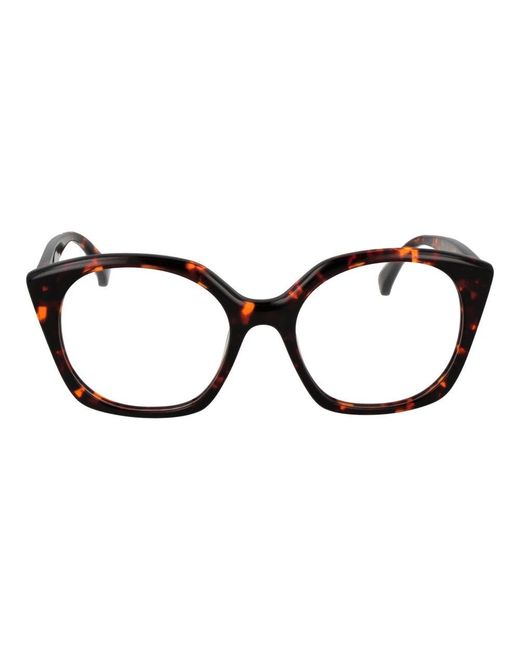 Max Mara Accessoires ,Bruin ,Bruine Optische Monturen Stijlvol Model in het Black
