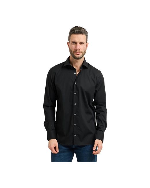 Bugatti Black Casual Shirts for men