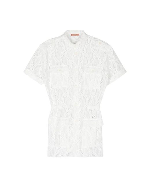 Blouses & shirts > shirts Ermanno Scervino en coloris White