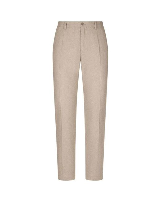 Dolce & Gabbana Men's Natural Suit Pants