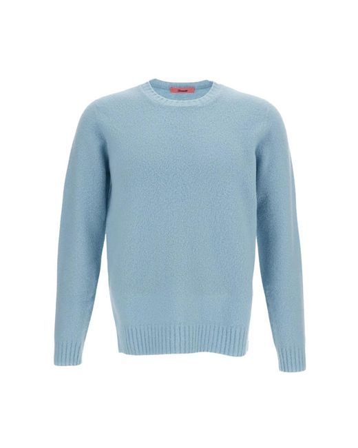 Drumohr Blue Round-Neck Knitwear for men