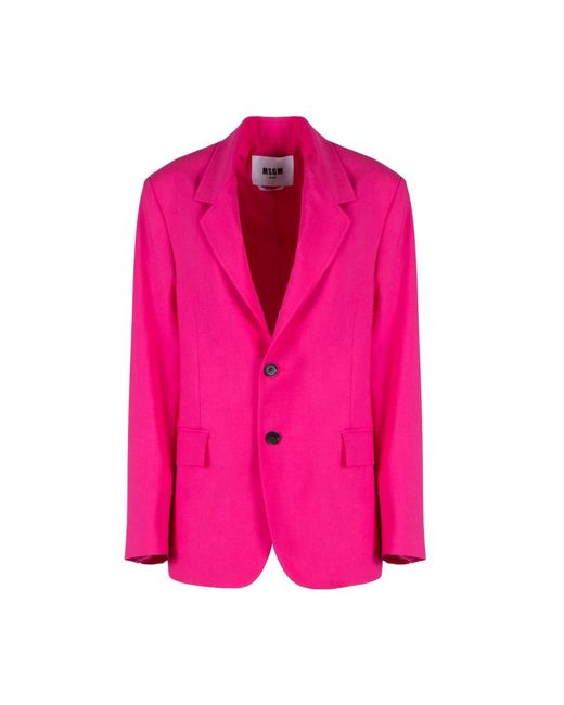 Blazers MSGM en coloris Pink
