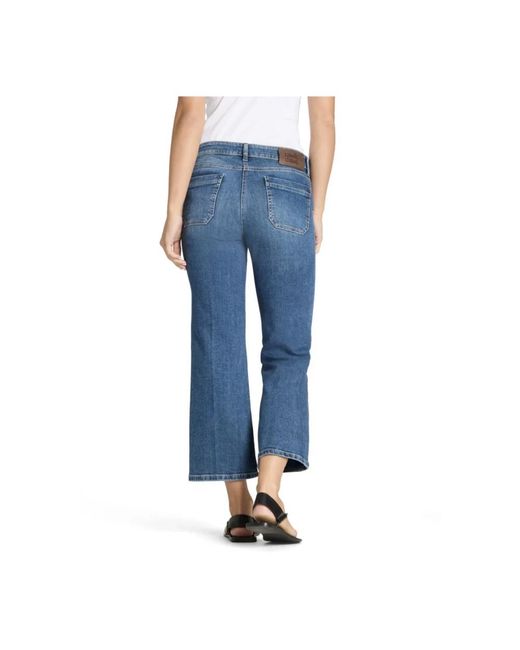 Cambio Blue Cropped Jeans