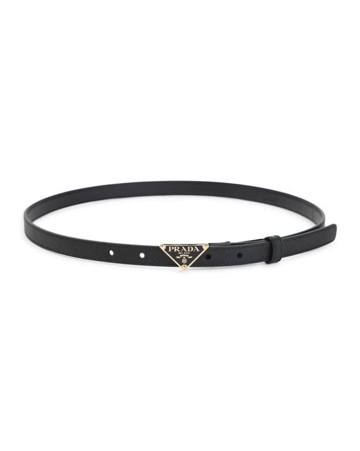 Belts Prada de color Black