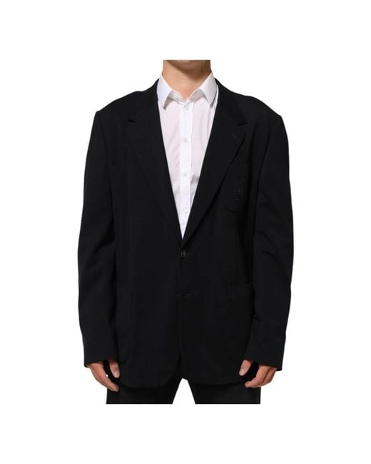 Dolce & Gabbana Black Blazers for men