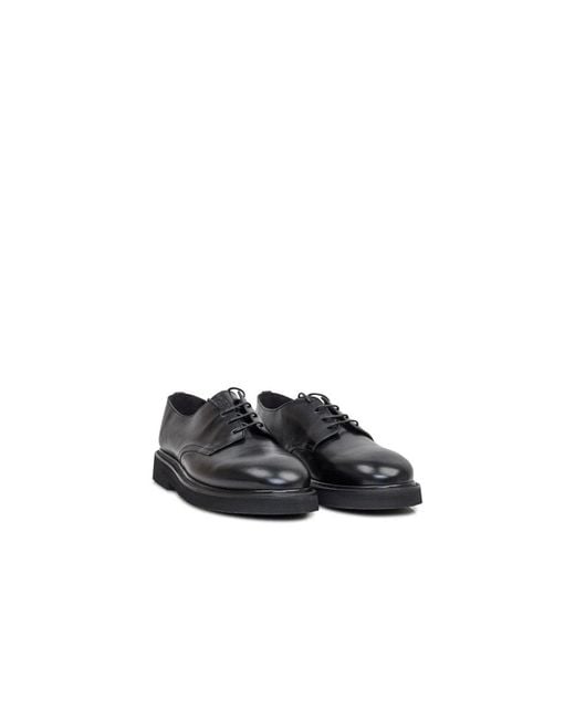 Premiata Black Laced Shoes for men
