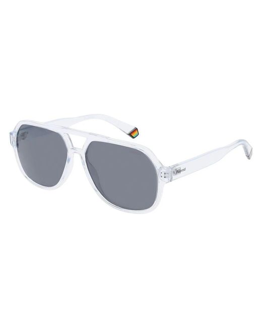 Polaroid Gray Transparente polycarbonat-sonnenbrille