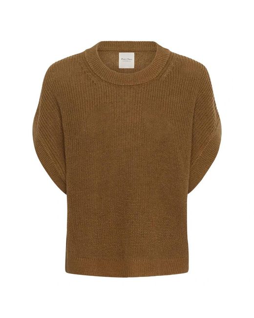 Part Two Brown Belisia Pullover