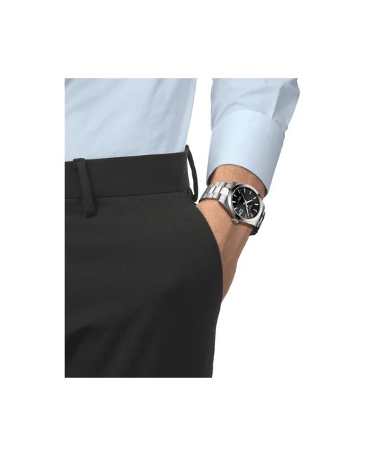 Gentleman powermatic 80 silicium orologio di Tissot in Black da Uomo