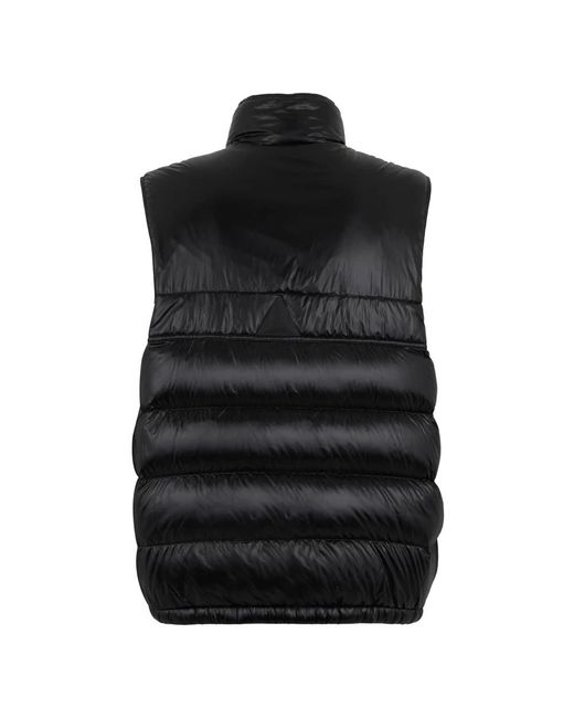 Moncler Black Vests for men