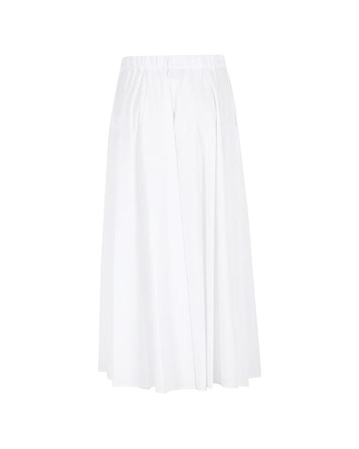 Aspesi White Maxi Skirts