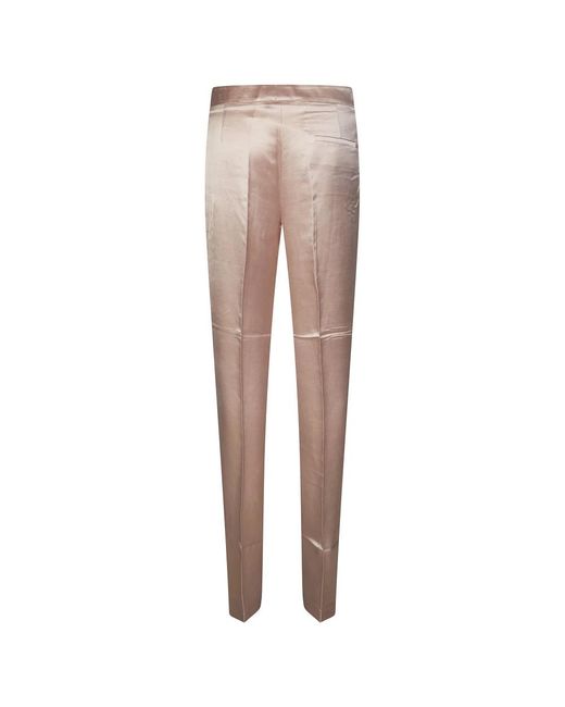 ANDAMANE Natural Slim-Fit Trousers