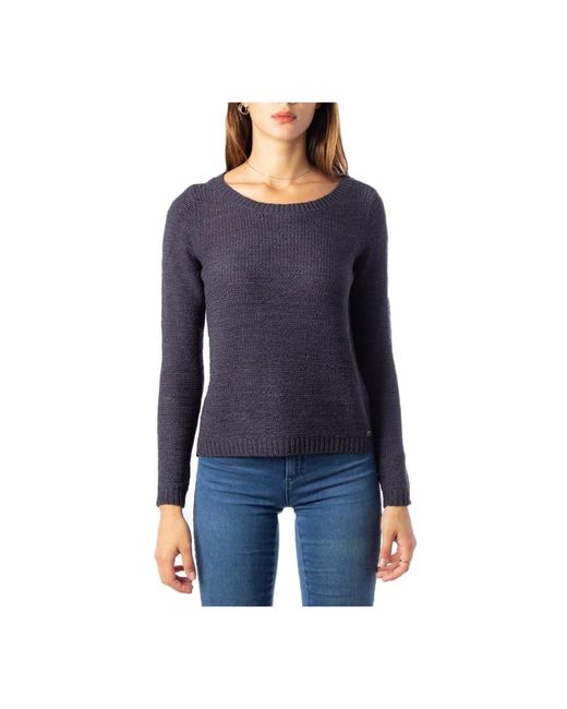 Round-Neck Knitwear di ONLY in Blue