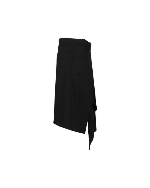 The Attico Black Midi Skirts