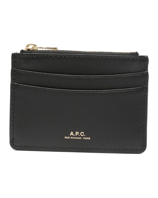 A.P.C. Black Porte-Carte Paris