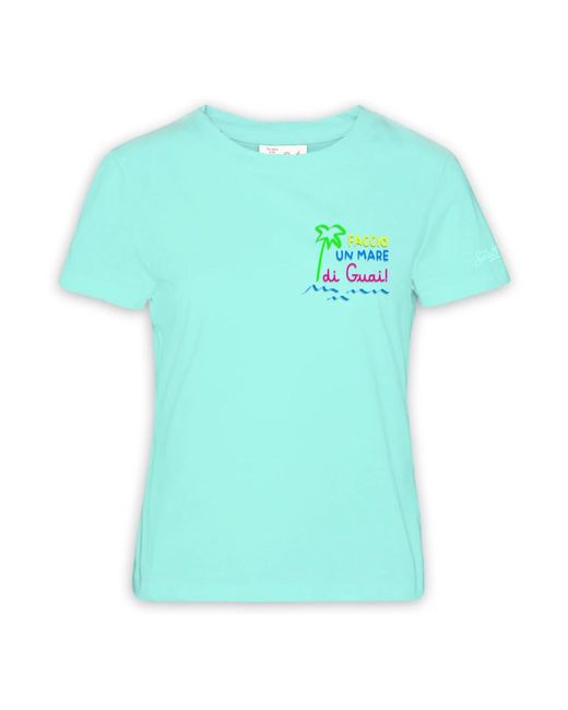 Mc2 Saint Barth Blue T-Shirts