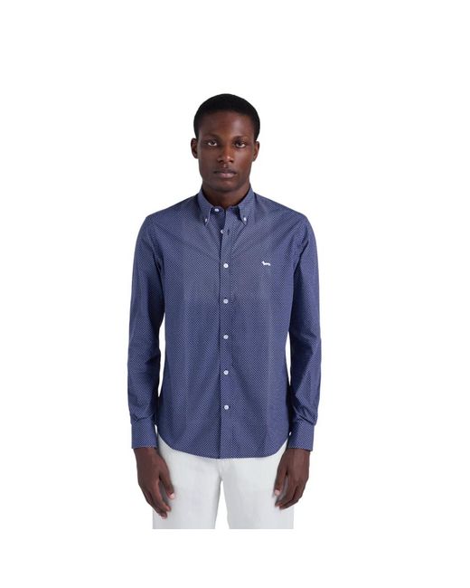 Harmont & Blaine Blue Casual Shirts for men