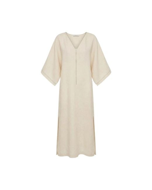 Peserico Natural Maxi Dresses