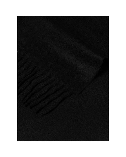 Sunspel Accessoires ,Zwart ,Kasjmier Cashmere Geweven Sjaal in het Black voor heren