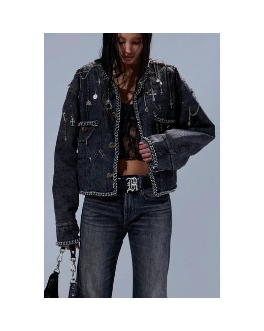 R13 Black Denim Jackets
