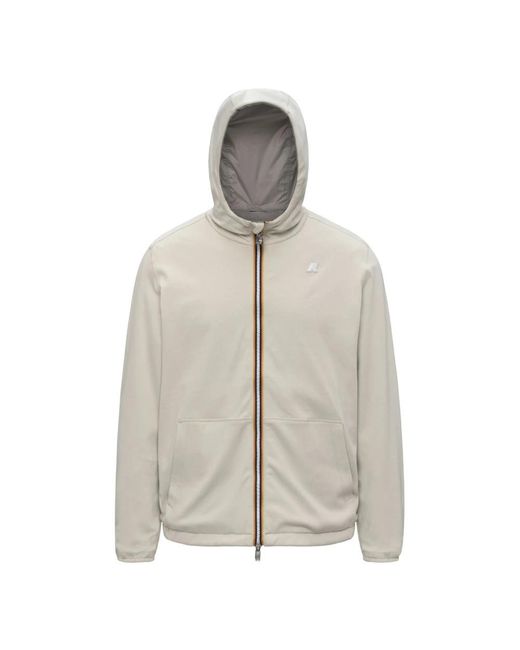 K-Way Gray Light Jackets for men