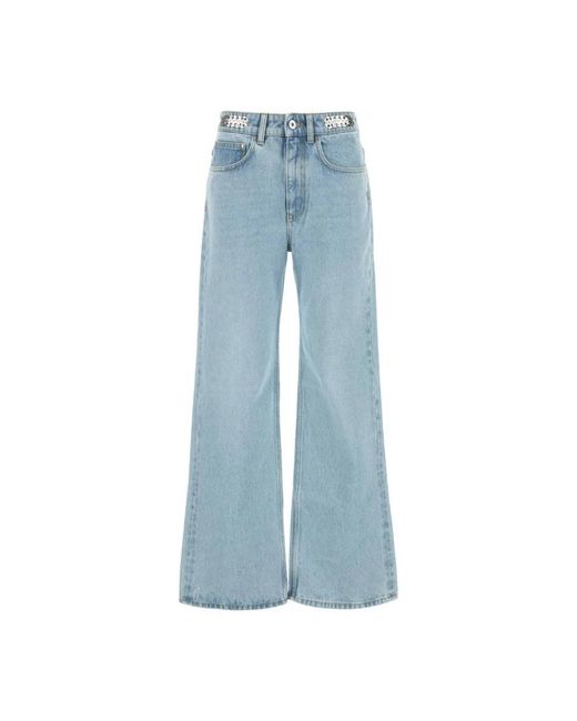 Rabanne Blue Straight Jeans