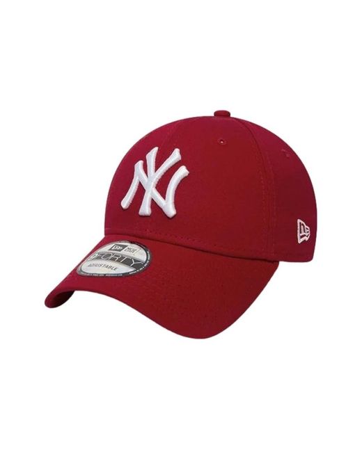 KTZ Rote yankees league basic kappe in Red für Herren
