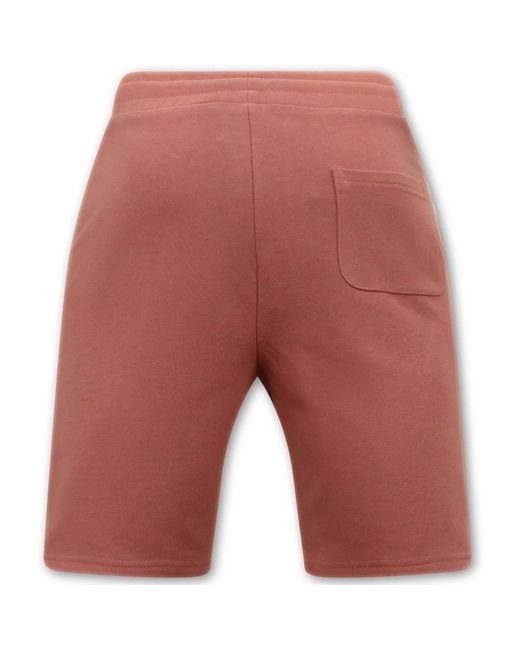 Local Fanatic Red Casual Shorts for men