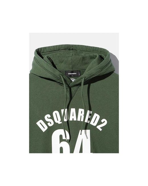 Hoodies DSquared² de hombre de color Green