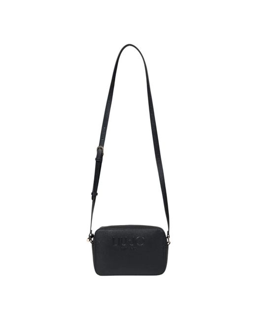 Liu Jo Black Schwarze einfache polyurethan-schultertasche
