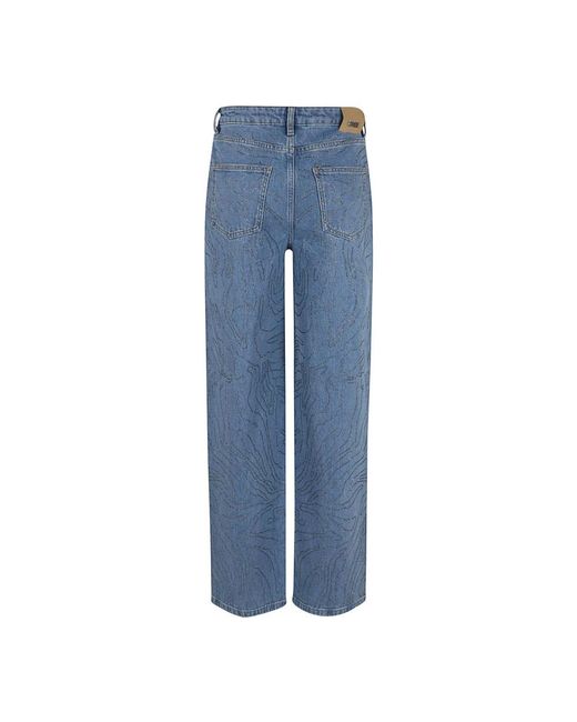Jeans > straight jeans ROTATE BIRGER CHRISTENSEN en coloris Blue