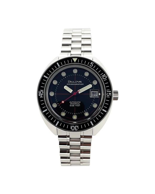 Uomo - 96b344 - oceanographer di Bulova in Black