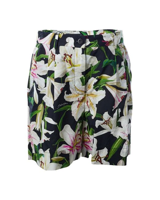 Dolce & Gabbana Green Casual Shorts