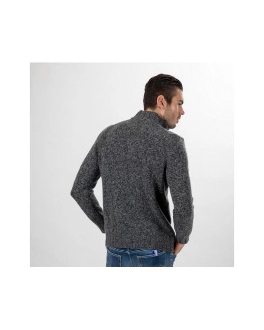 Gran Sasso Gray Turtlenecks for men