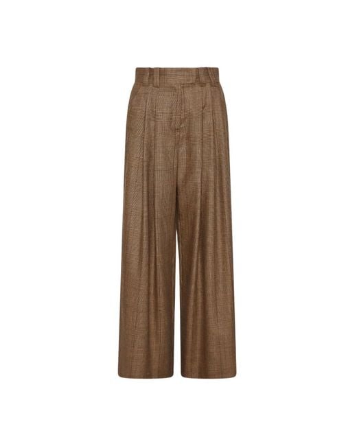 Marella Brown Wide Trousers