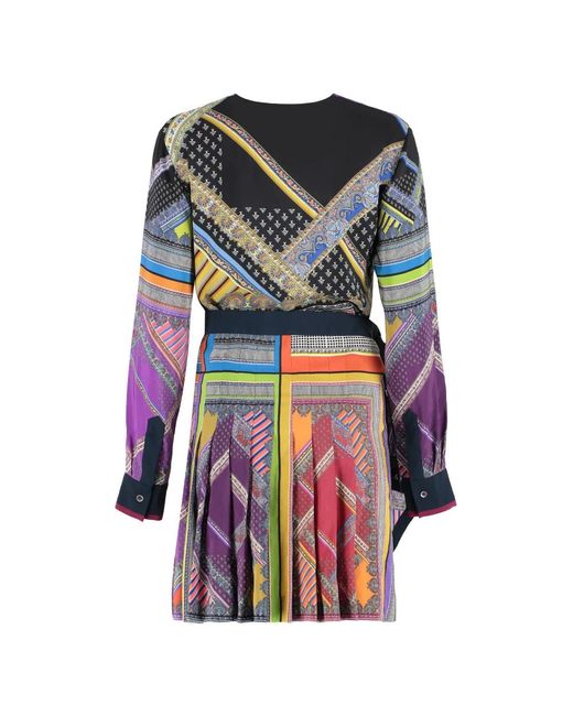 Etro Purple Short Dresses