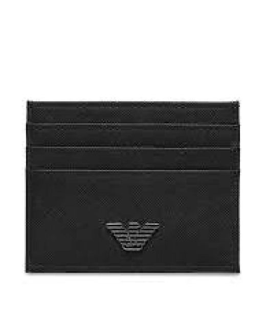 Emporio Armani Black Wallets & Cardholders for men