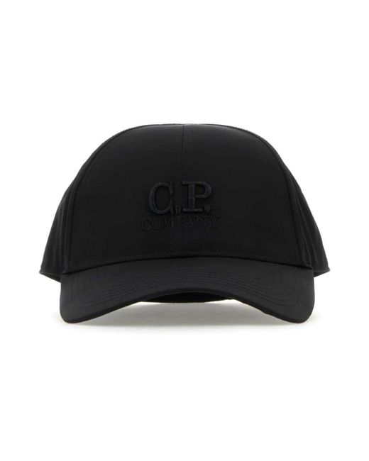 Cappellino da baseball in nylon nero elegante di C P Company in Black da Uomo