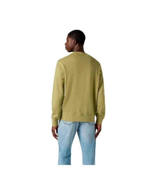 Levi's Hoodies & Sweatvesten ,Groen ,Denim Sweatshirt in het Green voor heren