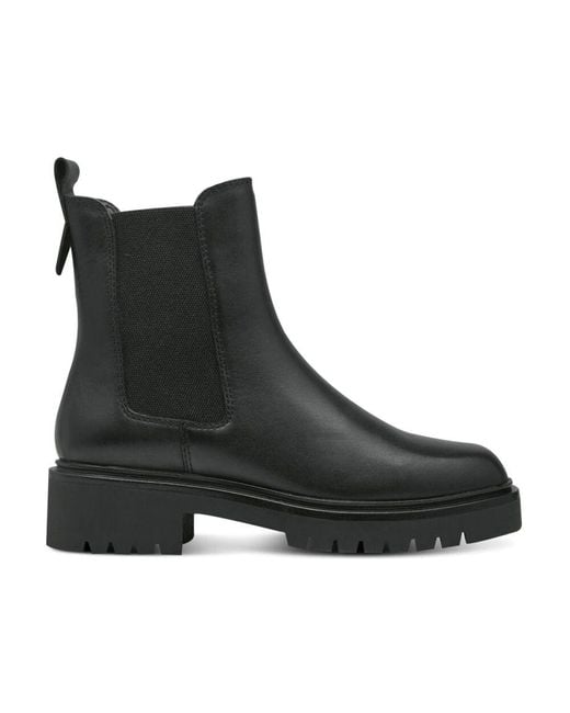 Tamaris Black Schwarze geschlossene booties