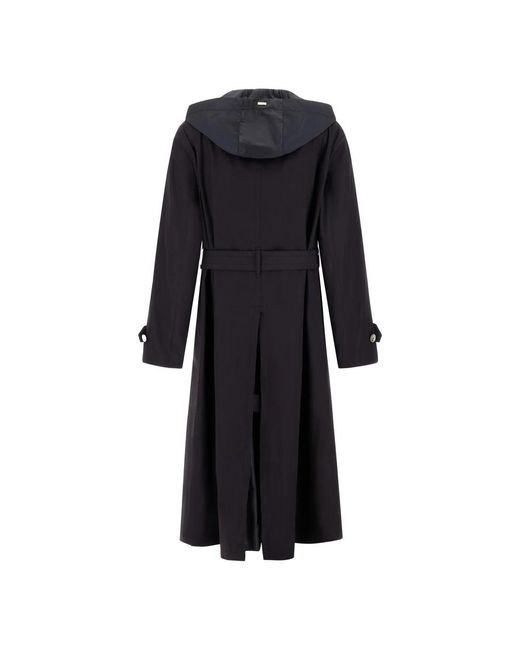 Herno Black Trench Coats