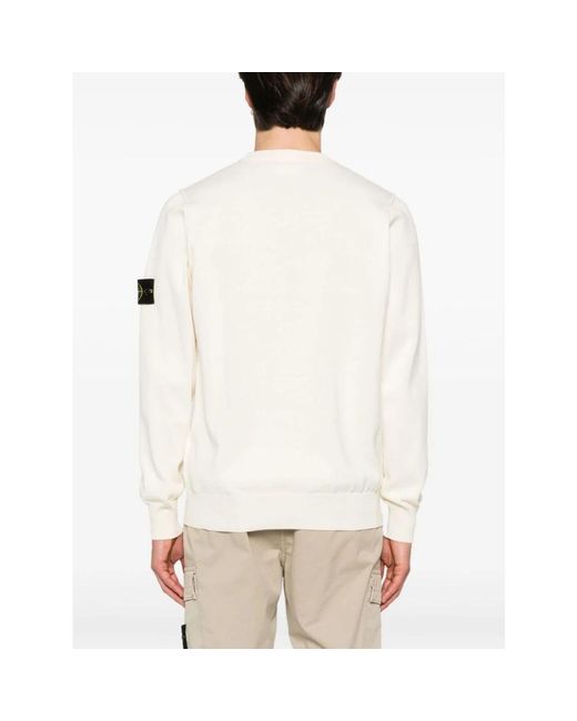 Stone Island White Sweaters for men
