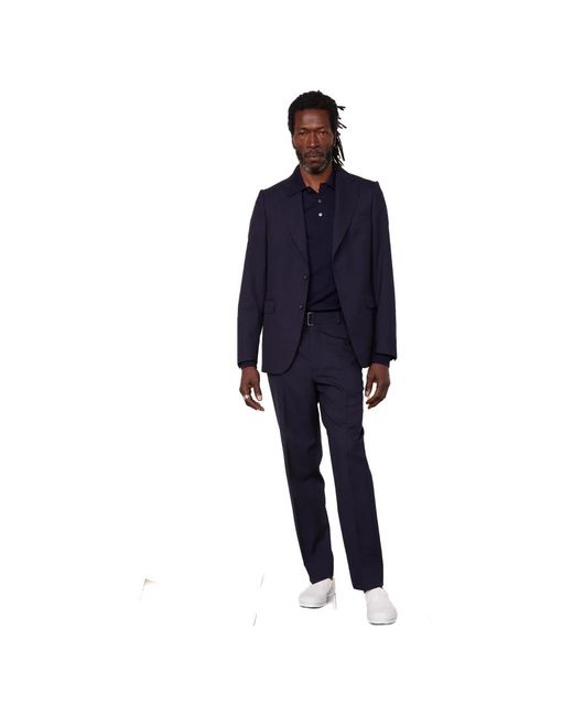 Officine Generale Single Breasted Suits in het Blue voor heren