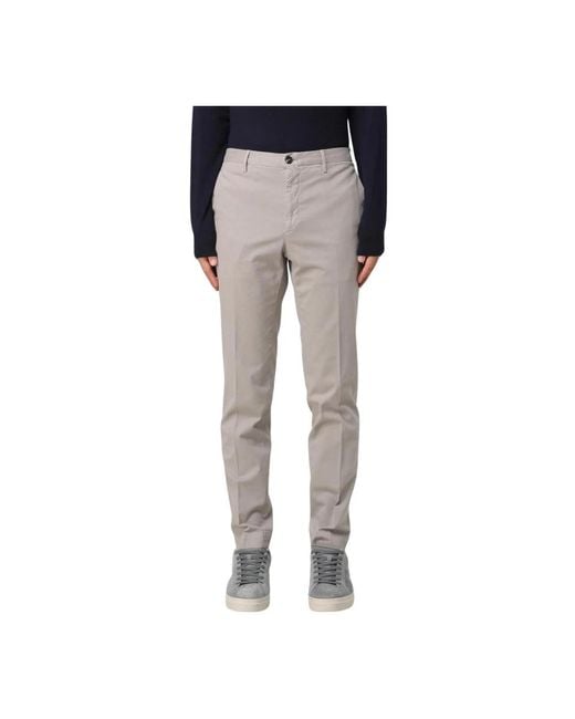 Incotex Gray Chinos for men