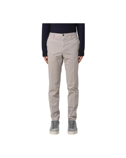 Incotex Chinos in het Gray voor heren